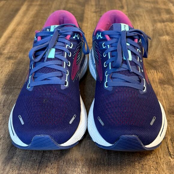 Brooks Adrenaline GTS 22 Stability Running Walking Shoe Purple Women’s Size 9.5B - Picture 2 of 11